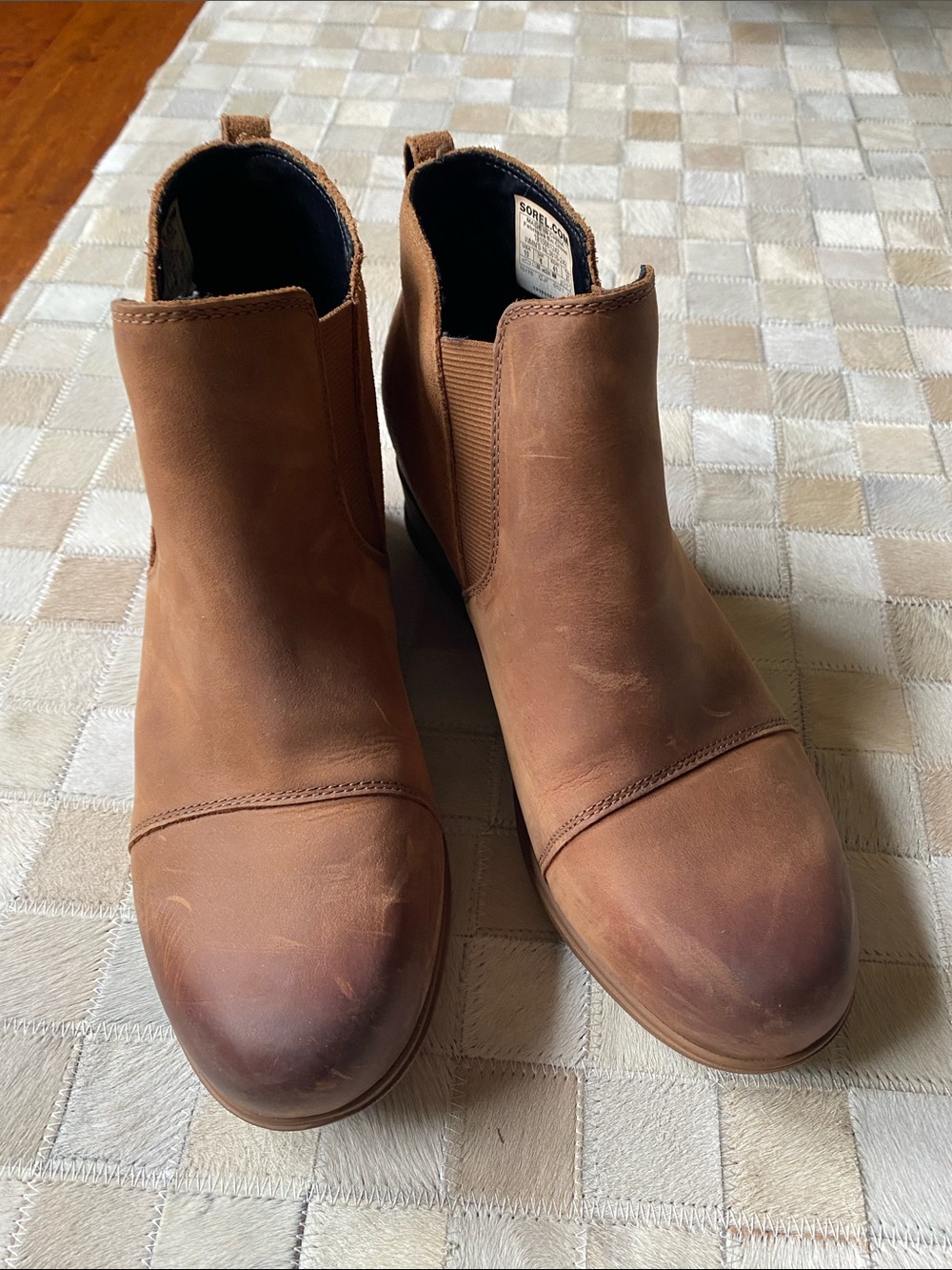 Sorel Women's Brown Chelsea Ankle Booties